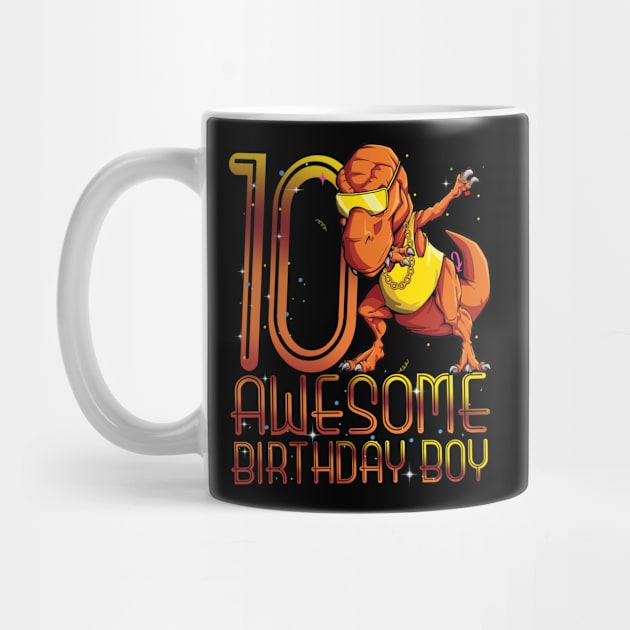 Kids 10th Birthday Dinosaur 10 Year Old Awesome Since Gifts Boy by The Design Catalyst